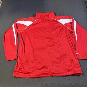 Men's vintage Red Alleson Athletic Jacket Size 3XL